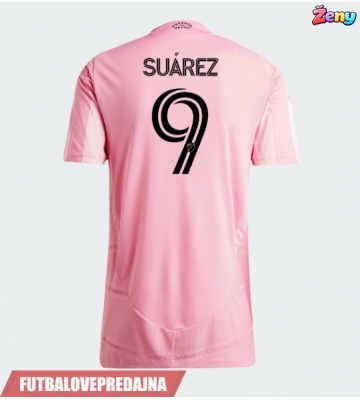 Lacne Ženy Futbalové dres Inter Miami Luis Suarez #9 2026-27 Krátky Rukáv - Domáci